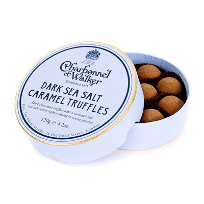 Send Charbonnel et Walker, Dark Sea Salt Caramel Chocolate Truffles
